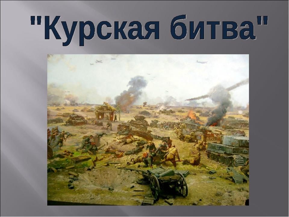 Курская битва картинки для презентации