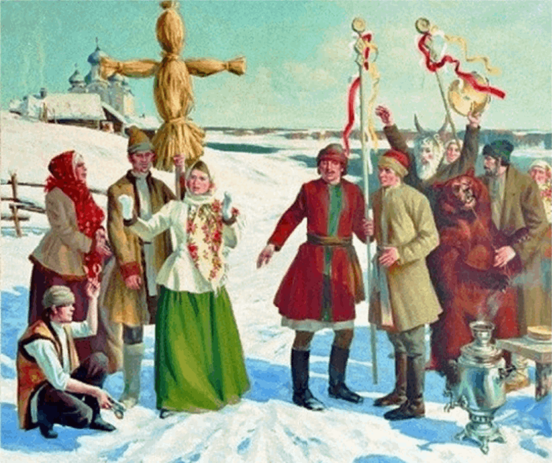 Масленица васнецов картина