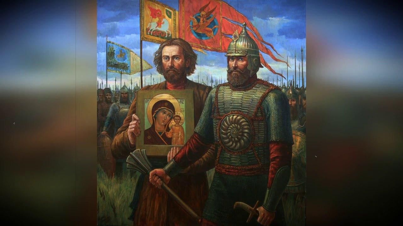 Картина нижегородские послы у князя дмитрия пожарского