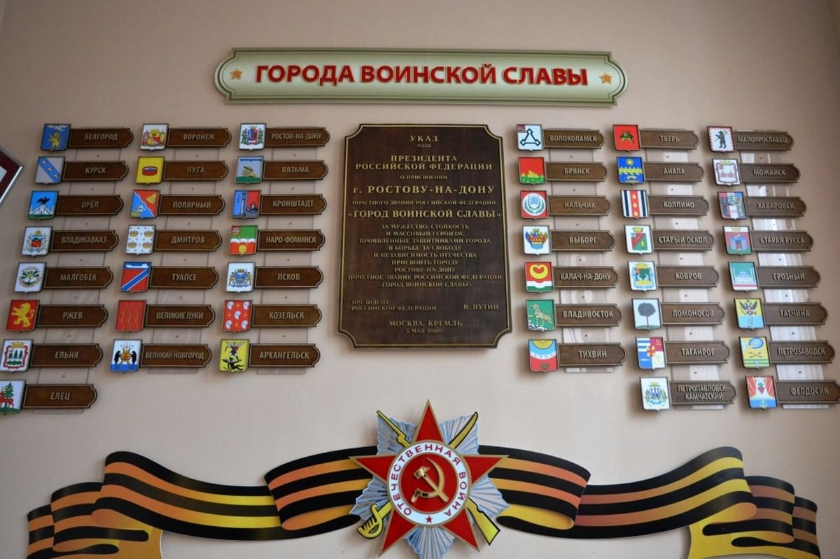 Карта города герои и города воинской славы