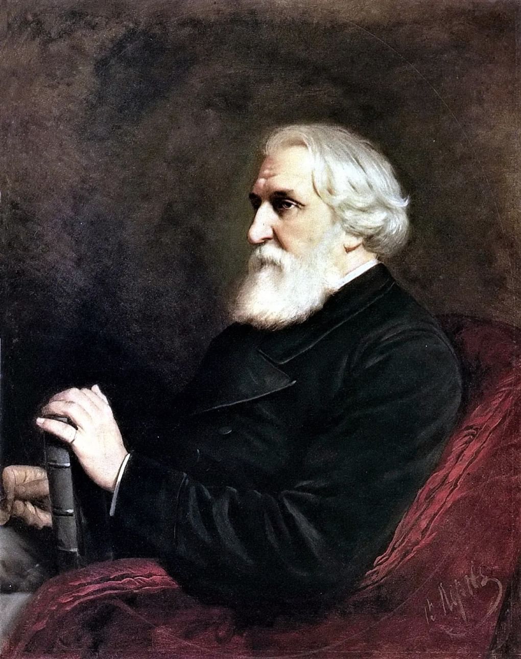 Василий Перов. Портрет И.С. Тургенева. 1872. Государственный Русский музей, Санкт-Петербург