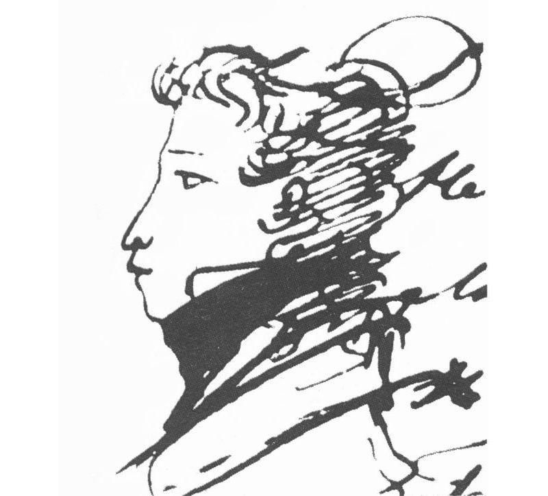 А с пушкин рисунок