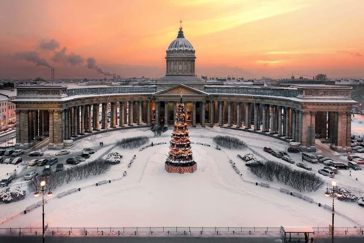 Зимний санкт петербург фото