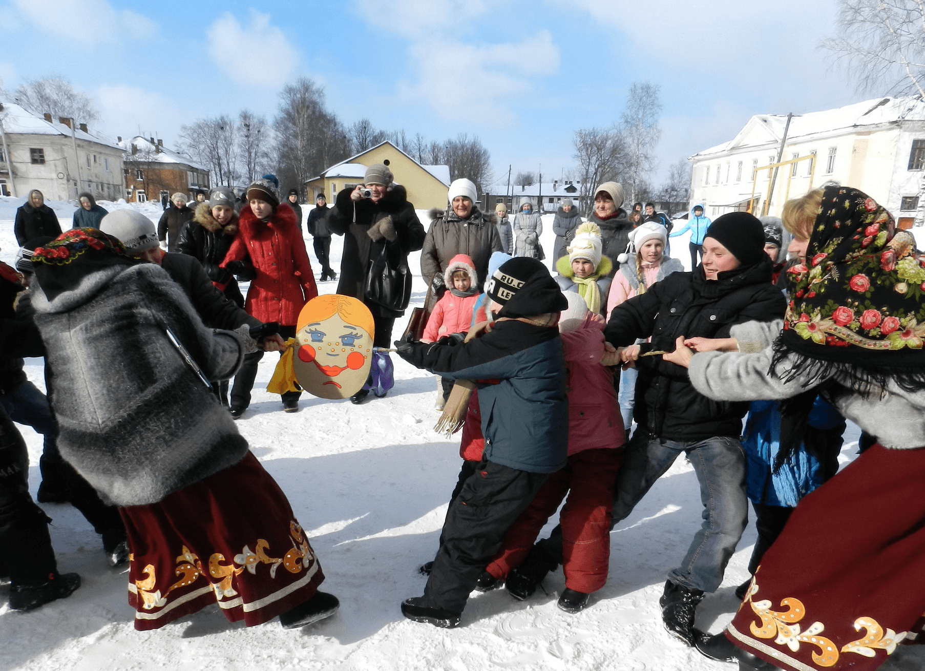 Соревнования на Масленицу
