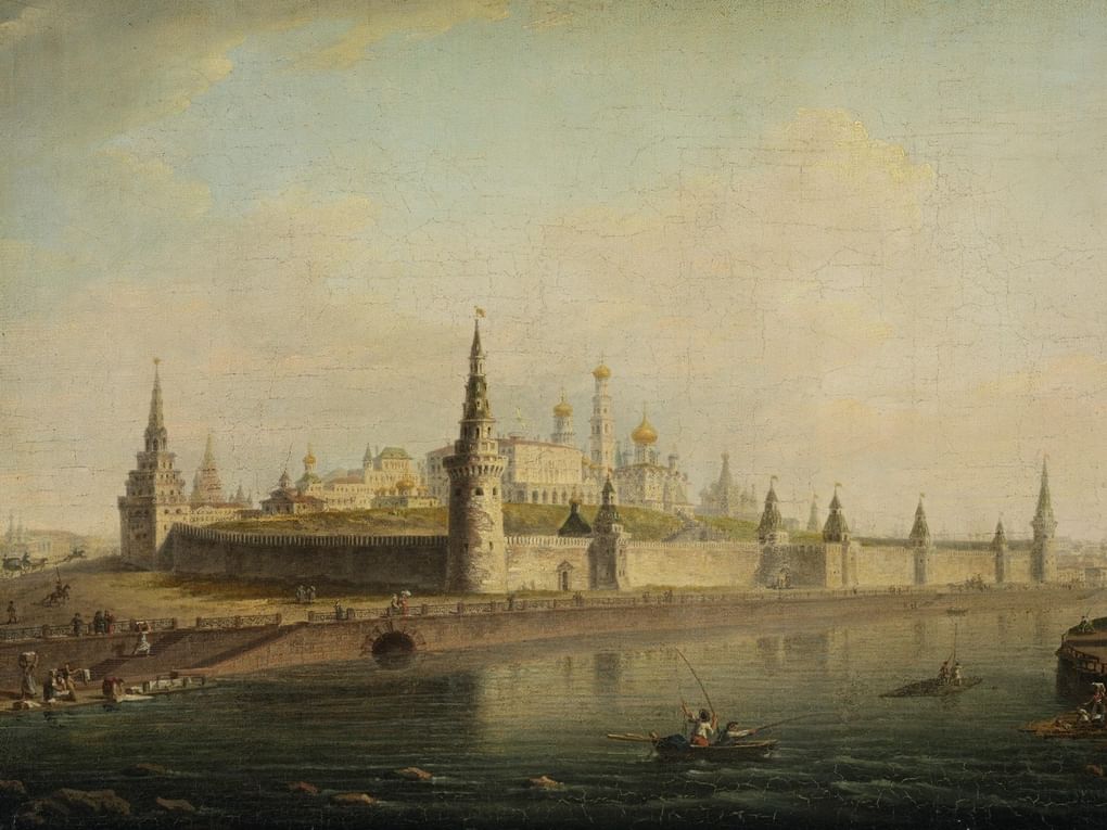 Максим Воробьев. Вид Московского Кремля со стороны Каменного моста (фрагмент). 1819. Государственная Третьяковская галерея, Москва