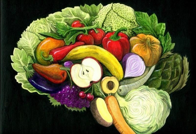 Композиция из фруктов рисунок