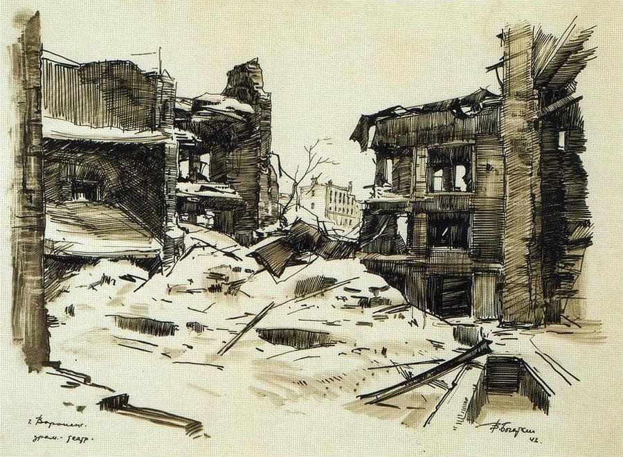 Графика в годы войны