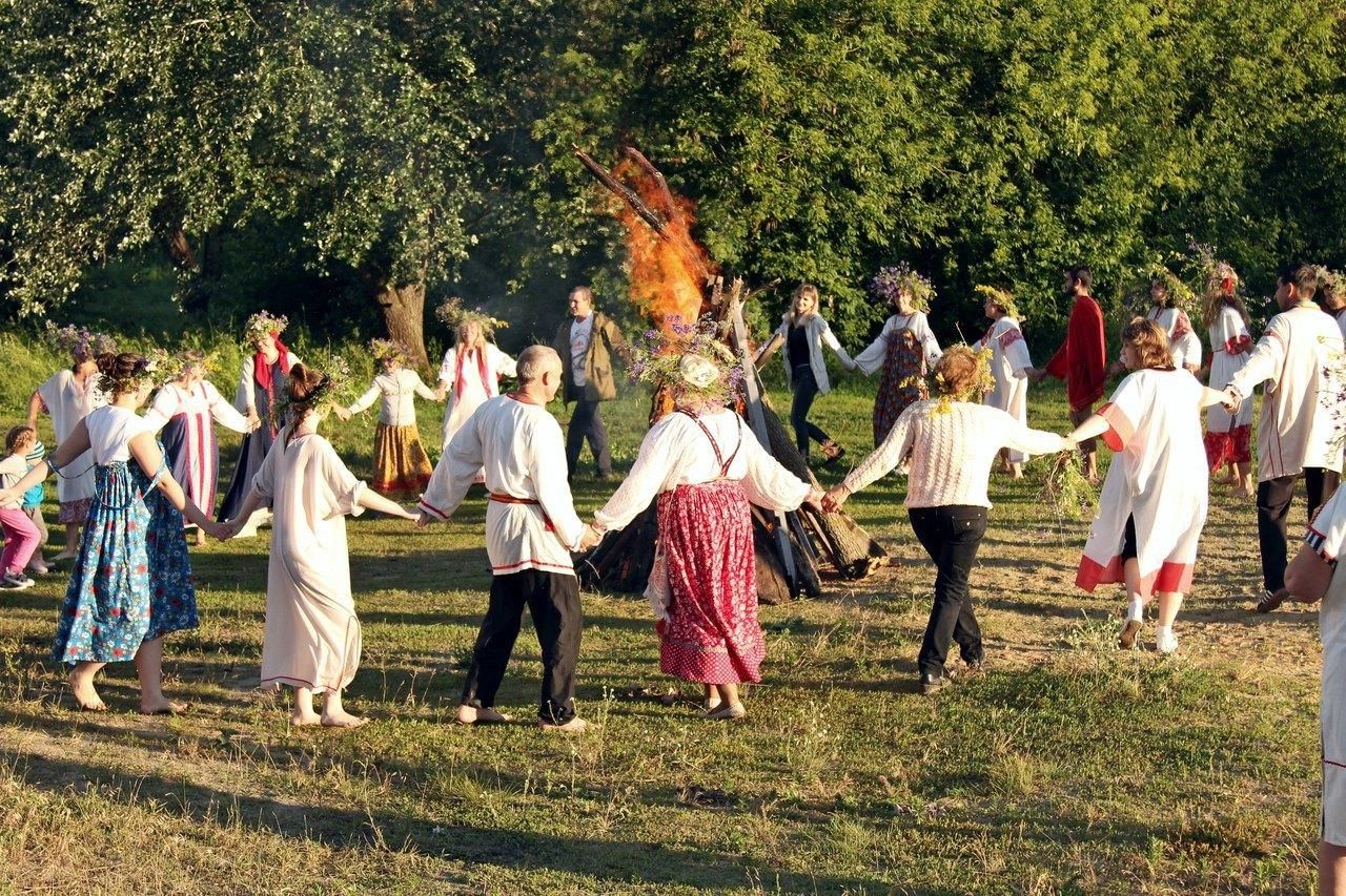 Народный хоровод картинка