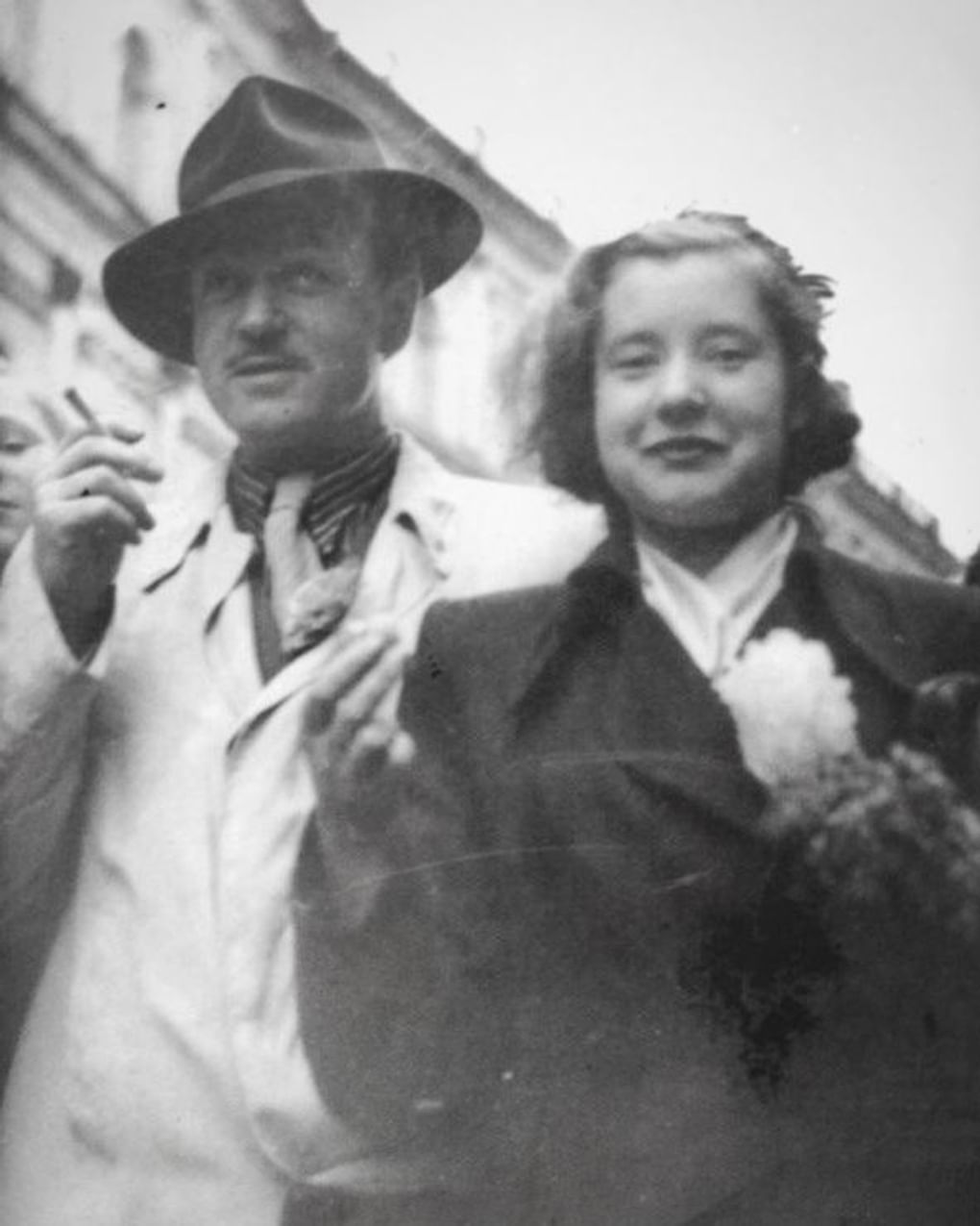Ефим Копелян со второй женой — актрисой Людмилой Макаровой. 1940–1950-е. Фотография: bdt.spb.ru