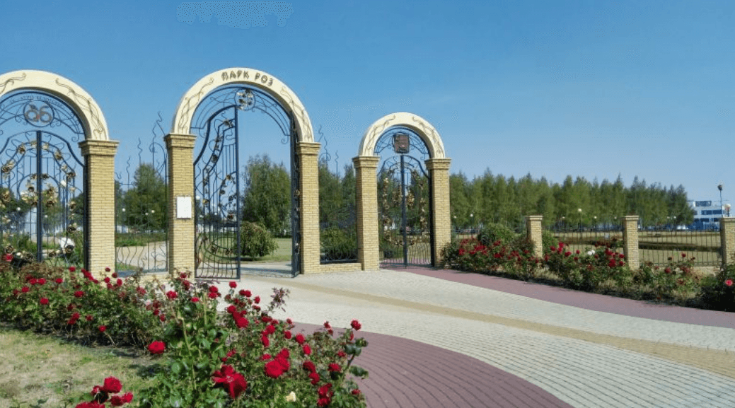 Парк в строителе