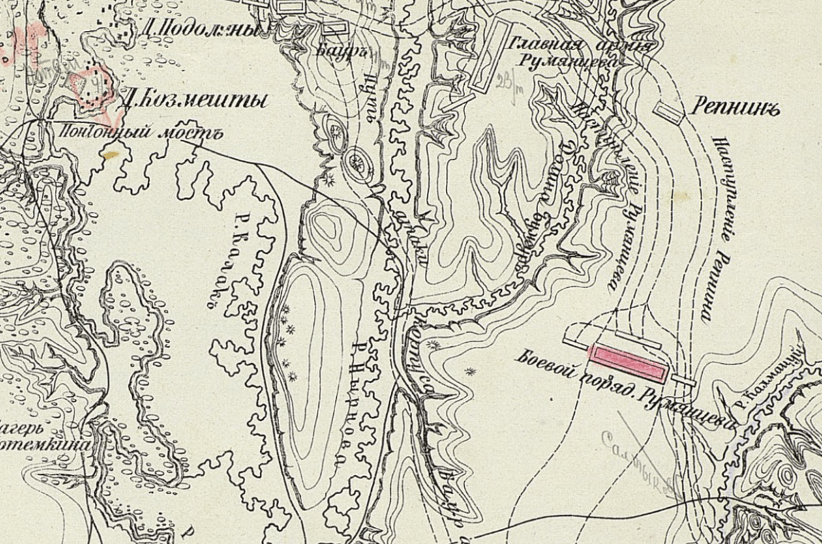 Река ларги 1770 карта