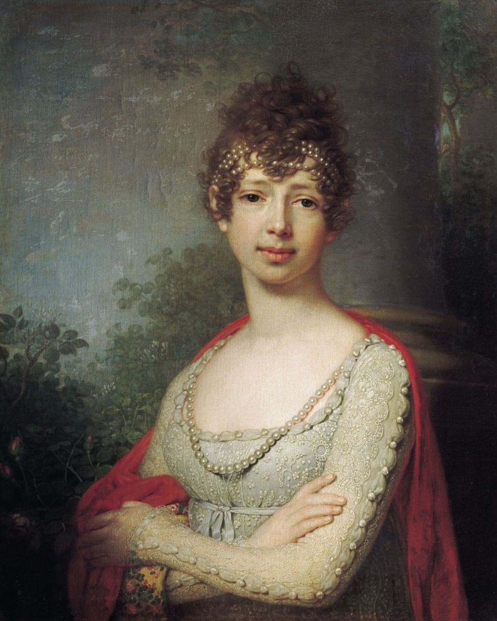 Владимир Боровиковский. Портрет великой княжны Марии Павловны. 1804. Краснодарский краевой художественный музей имени Ф.А. Коваленко, Краснодар