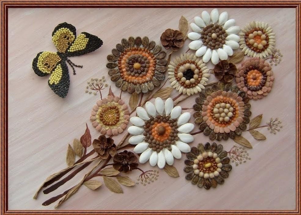 Картины из семечек