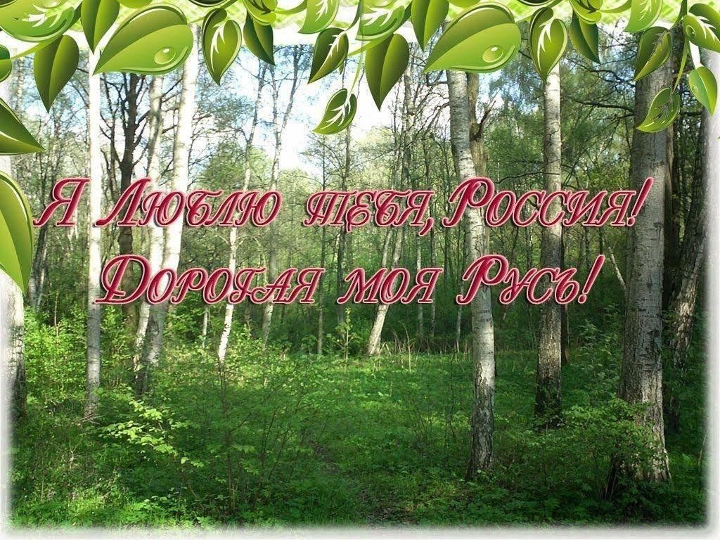 Люблю россию картинки с надписями