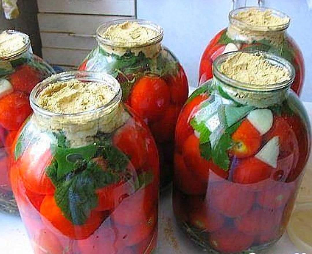 Фото банки с помидорами