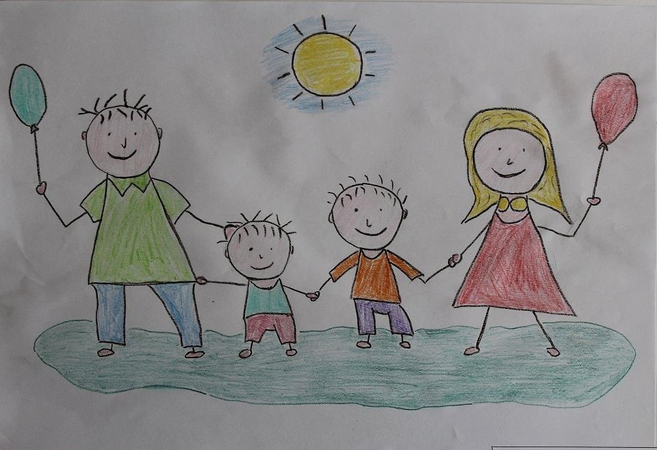 Нарисовать рисунок год семьи. Семья рисунок. Рисунок на тему семья. Рисунок семьи детский. Моя семья рисунки детей.
