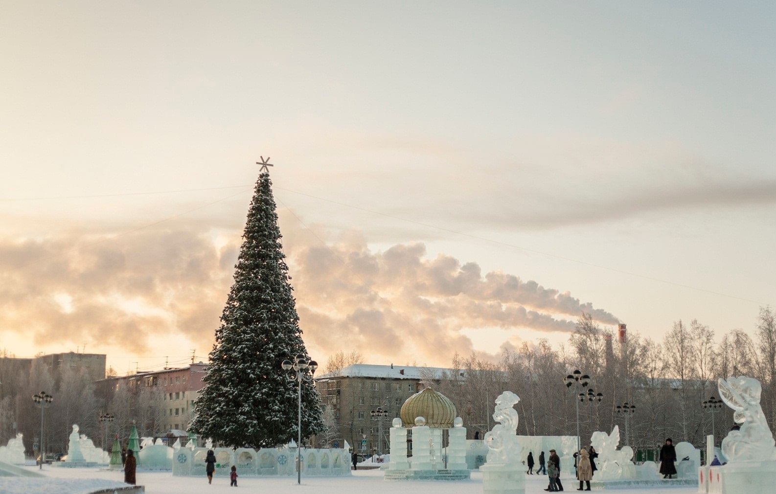 Нижневартовск зимой 2020