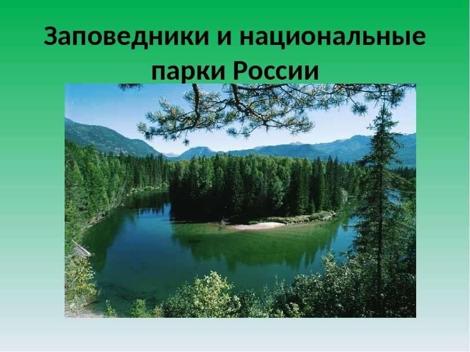 Приведите примеры заповедников и национальных парков россии
