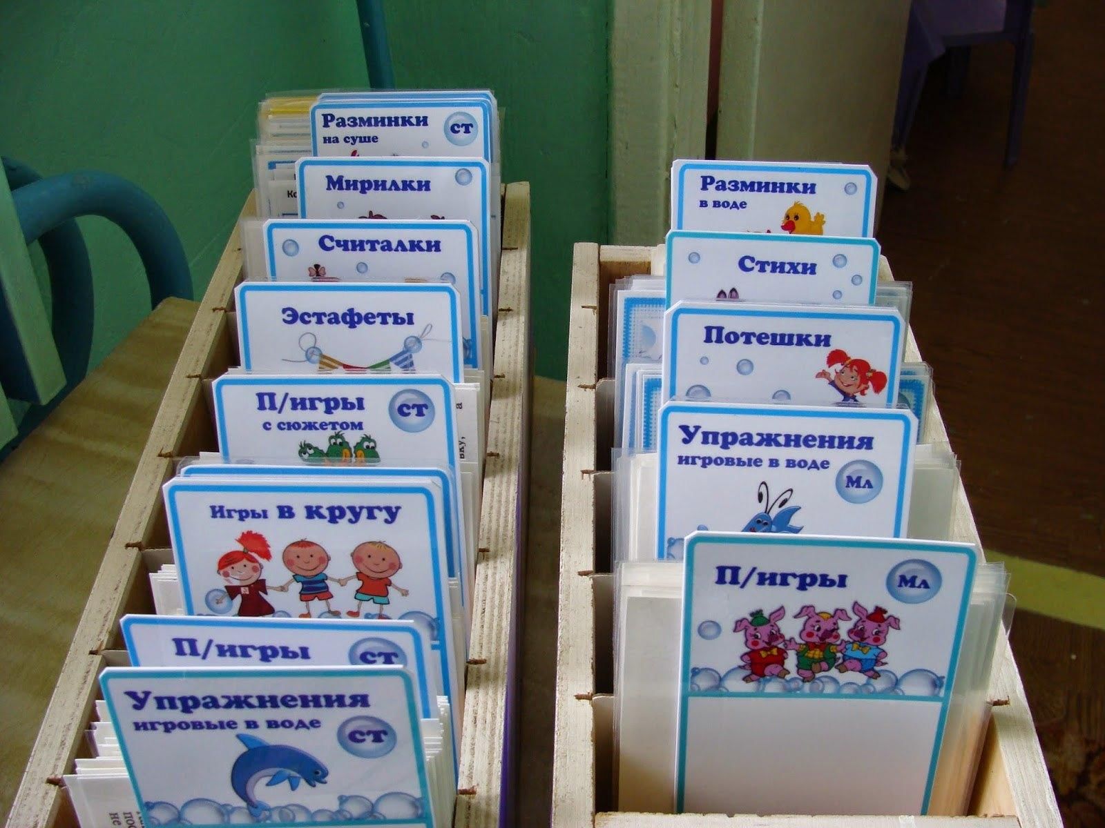 Картотека в детском саду
