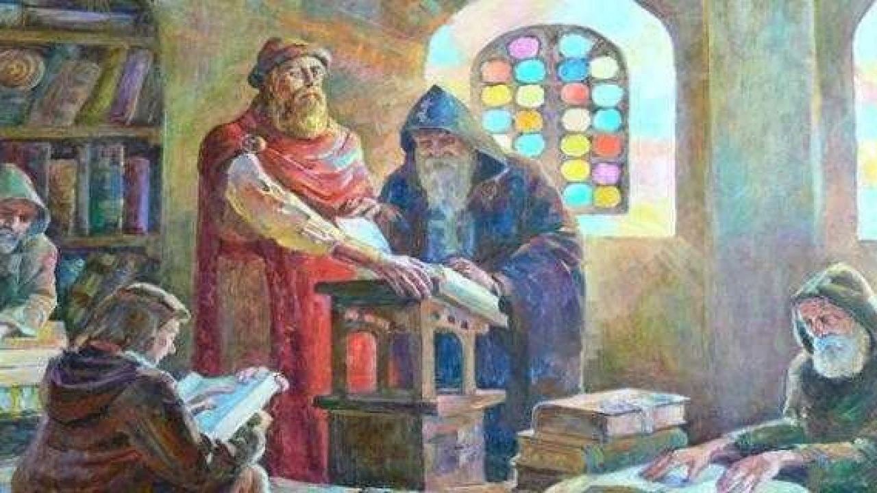 Обучение в древней руси картинки