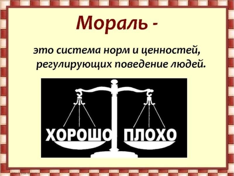 Право и нравственность презентация