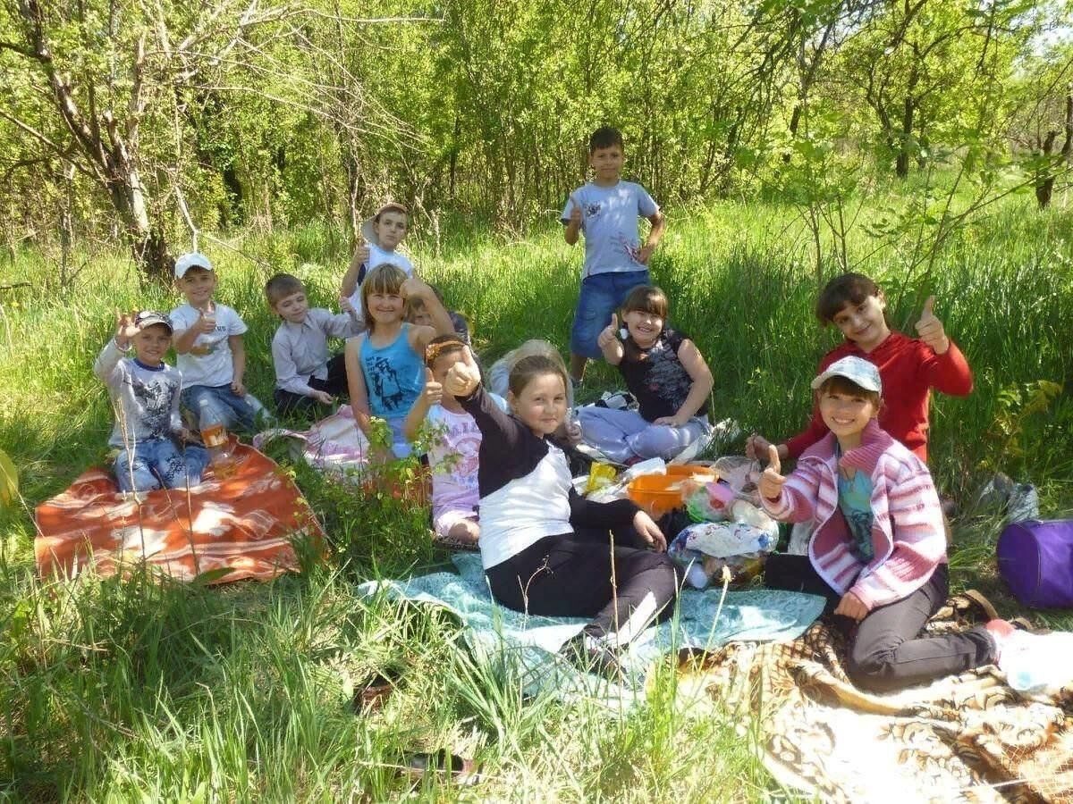 Фото класса на природе весной