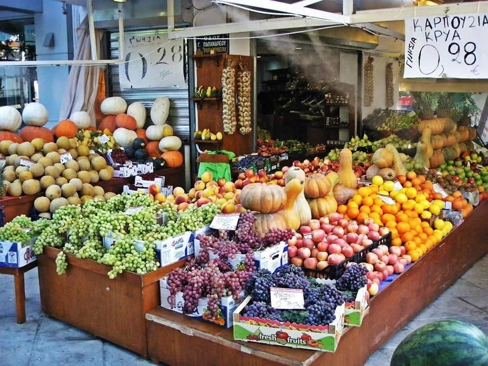 Selling vegetables