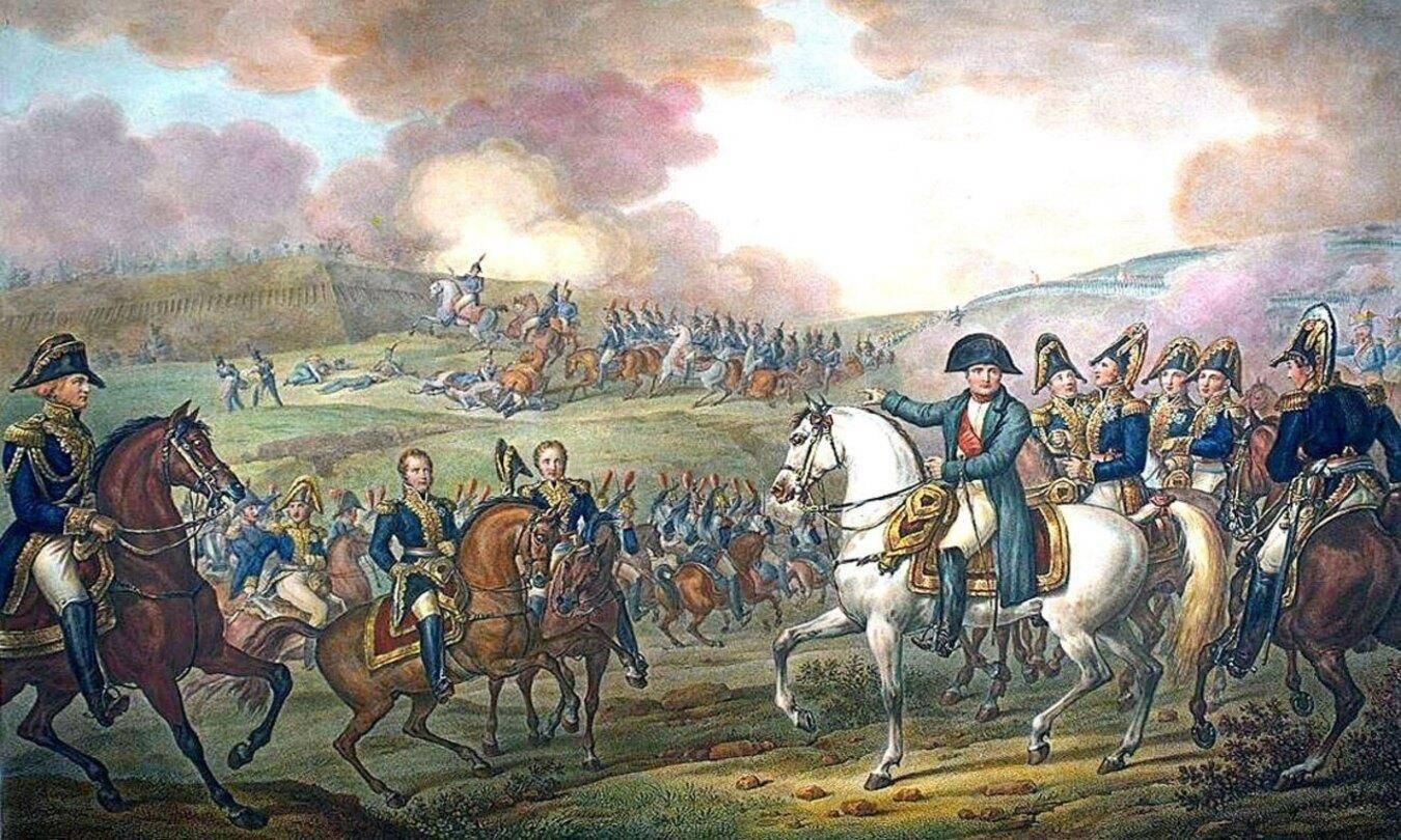 Французы напали. Бородинское сражение Наполеон. Бородинское сражение 1812.