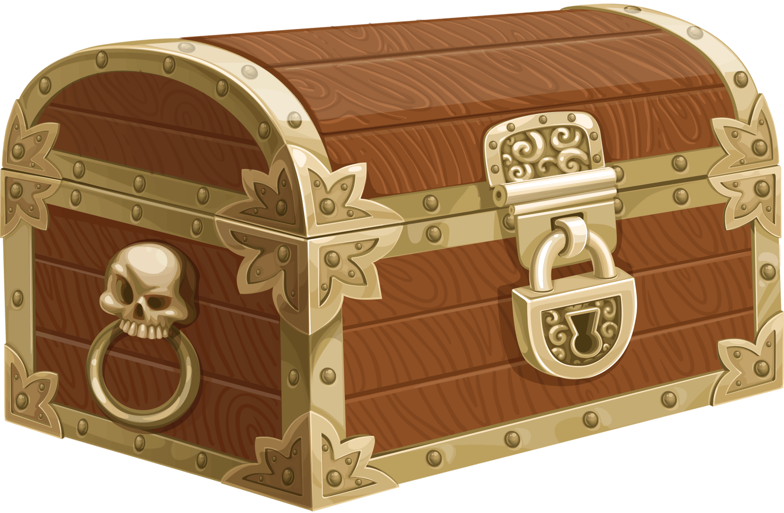 I treasure box. Пиратский сундук. Сундук с кладом. Сундук для детей. Сундучок на прозрачном фоне.