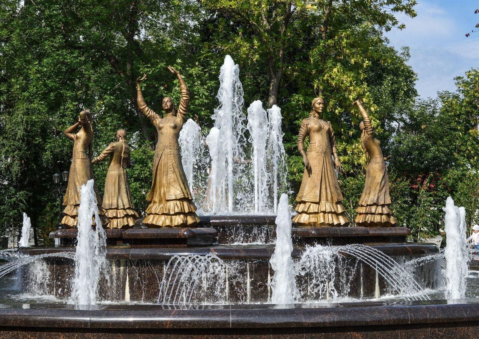 Фонтан «Семь девушек» в Уфе: расписание, фото, видео, …