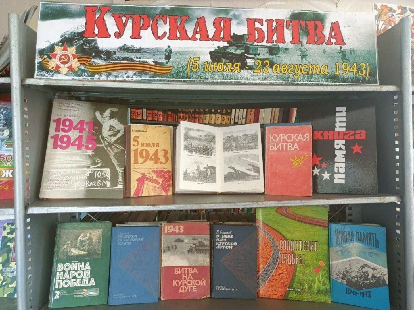 Книжная выставка «Курская битва» 2024, Яковлевский район — дата и место  проведения, программа мероприятия.