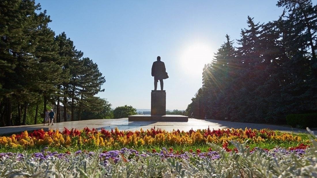 В и ленин ставропольский край пятигорск фото Достопримечательности. Площадь Ленина 2024, Старооскольский район - дата и место