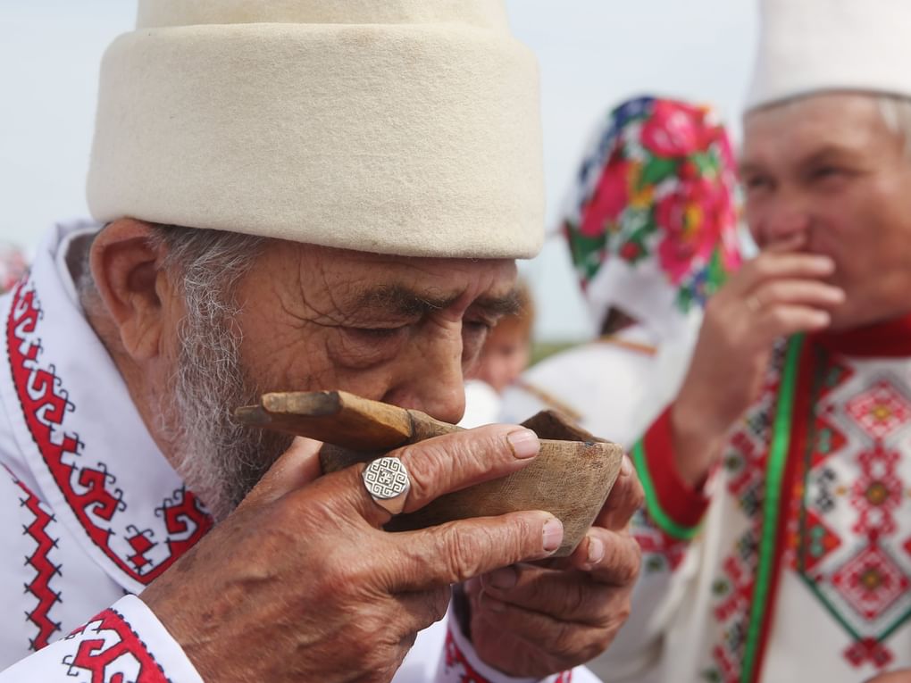 Традиционный марийский праздник почитания святого Акпатыра. Фотография: Егор Алеев / ТАСС
