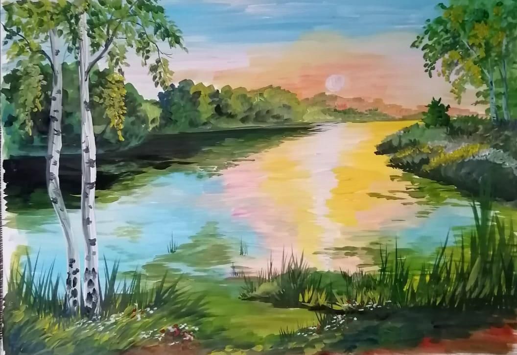 Рисунок о природе 5 класс