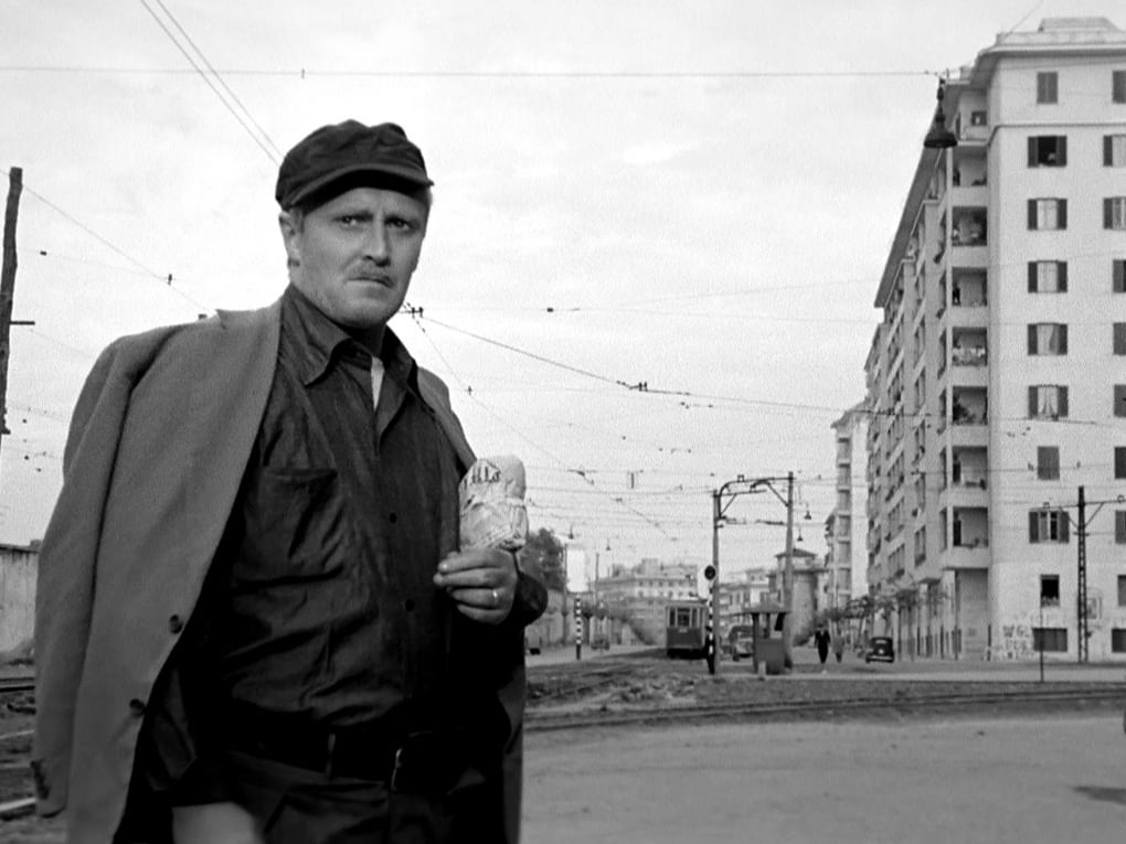Кадр из художественного фильма Пьетро Джерми «Машинист» (1956)