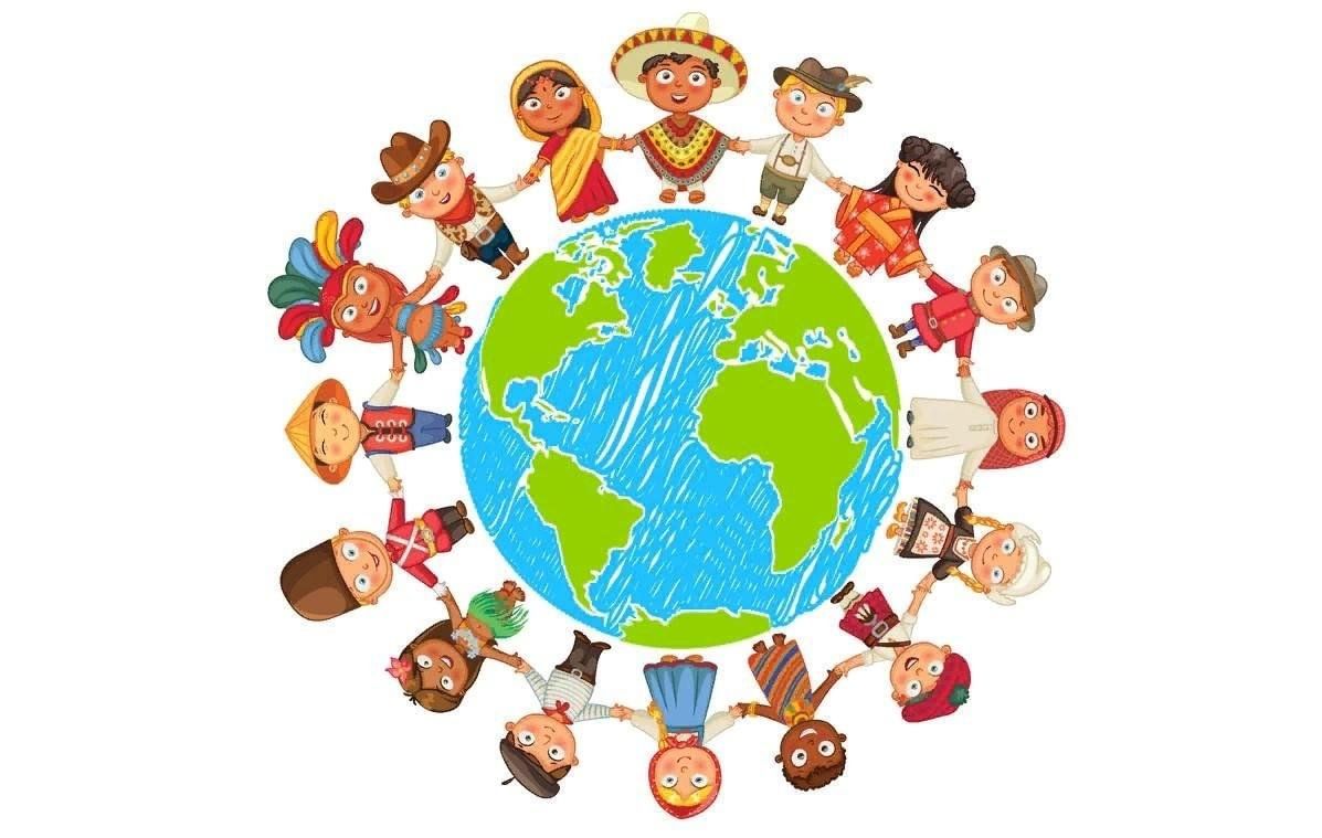 картинки дети разных национальностей пяти континентов