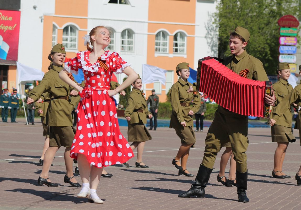 Празднование дня Победы