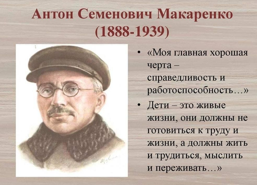 Презентация о а с макаренко