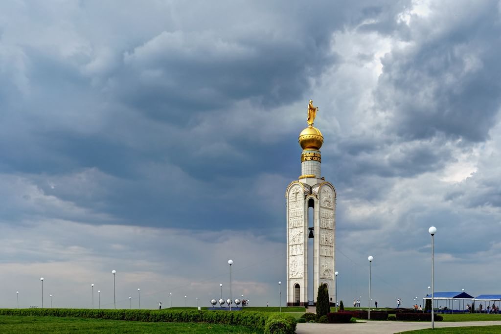 Звонница на прохоровском поле рисунок