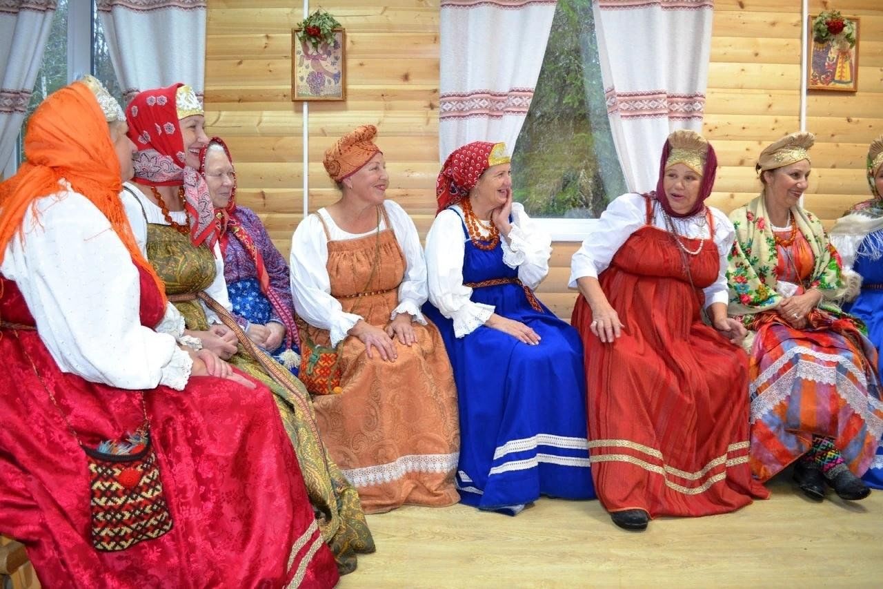 Картинка фольклорные посиделки