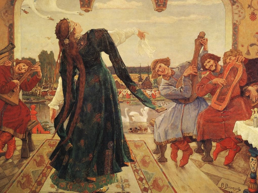 Виктор Васнецов. Царевна-лягушка (фрагмент). 1918. Государственная Третьяковская галерея, Москва