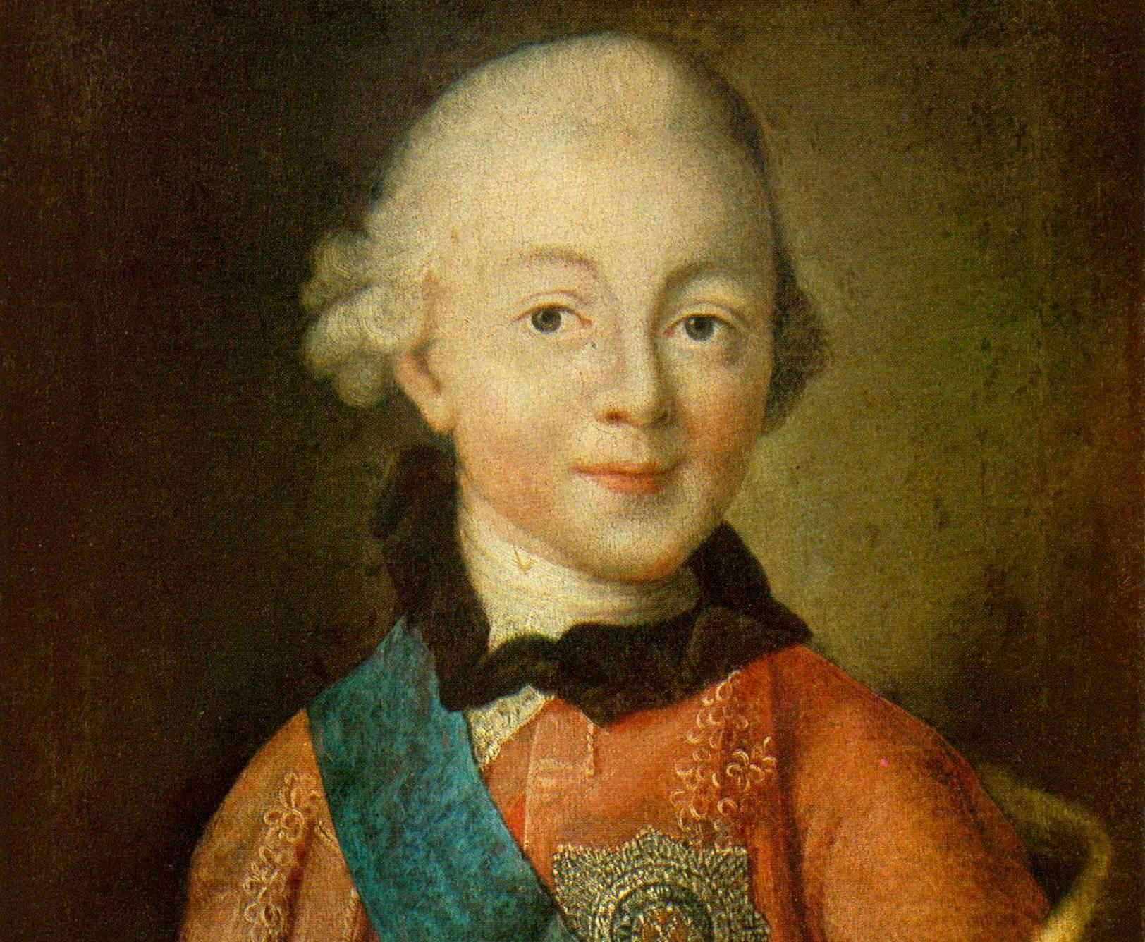Портрет Великого князя Павла Петровича в детстве 1761