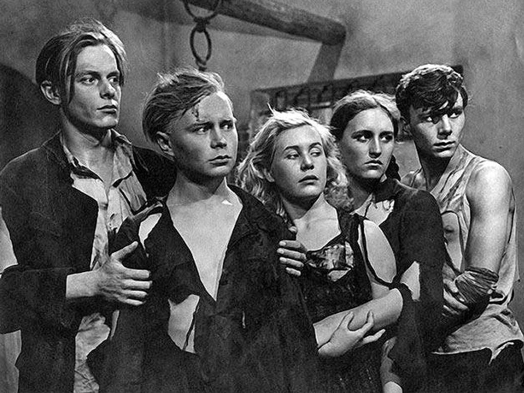 Кадр из художественного фильма Сергея Герасимова «Молодая гвардия» (1948)