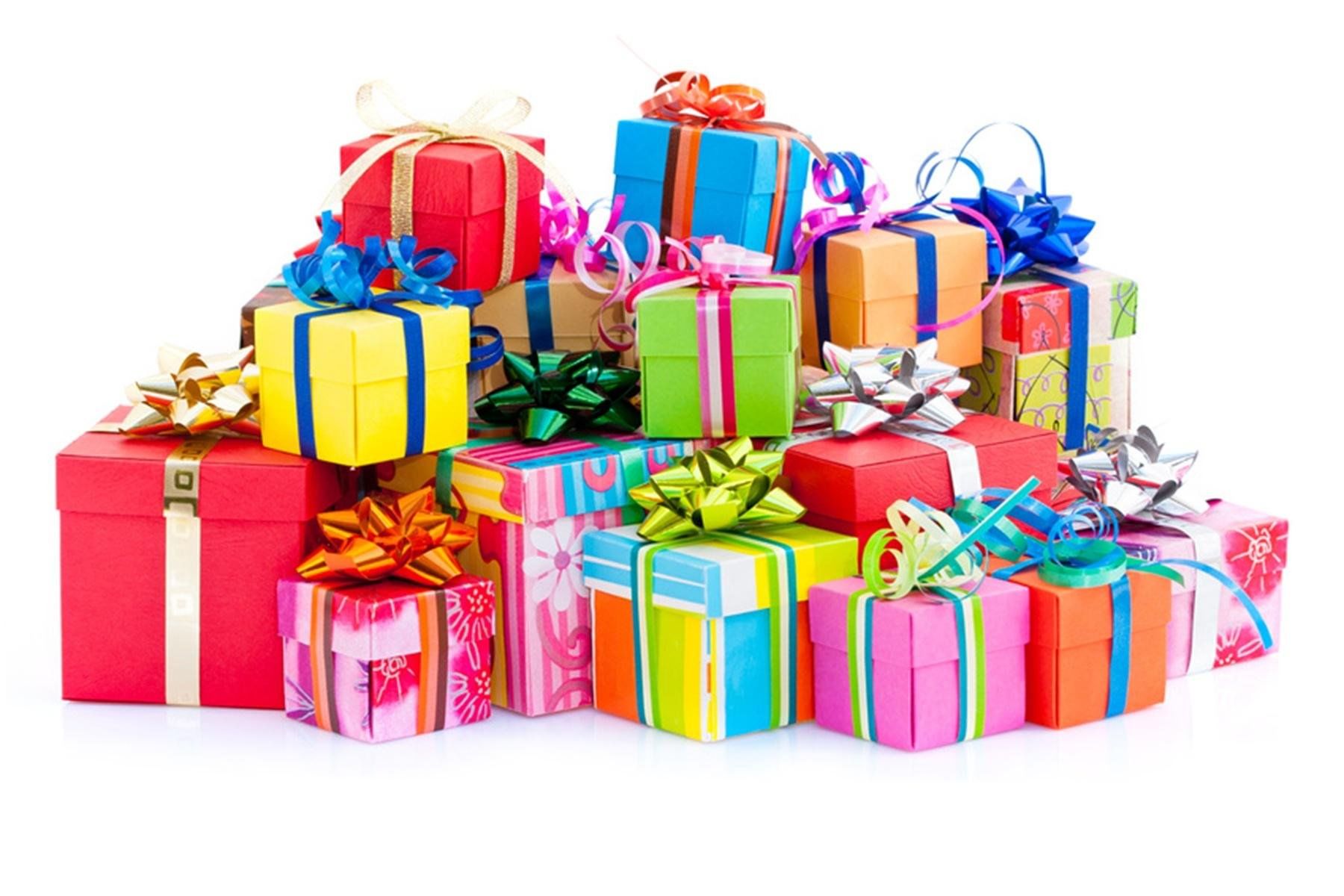 Kinds of presents. Подарок. Гора подарков. Подарок на день рождения. Коробки для подарков.