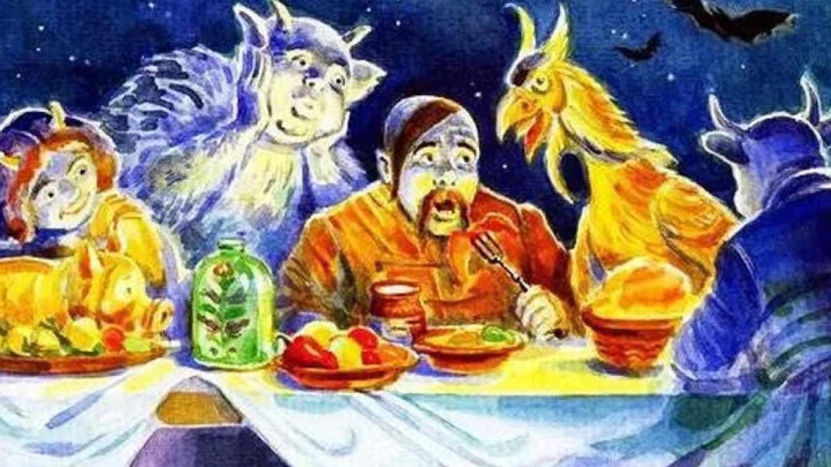 Вечера на хуторе близ диканьки 5 класс. Гоголь пропавшая грамота иллюстрации. Иллюстрация к повести Гоголя пропавшая грамота. Вечера на хуторе близ Диканьки пропавшая грамота. Повесть н.в. Гоголя «пропавшая грамота».
