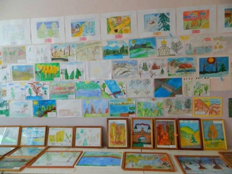 Выставка рисунков мой край родной