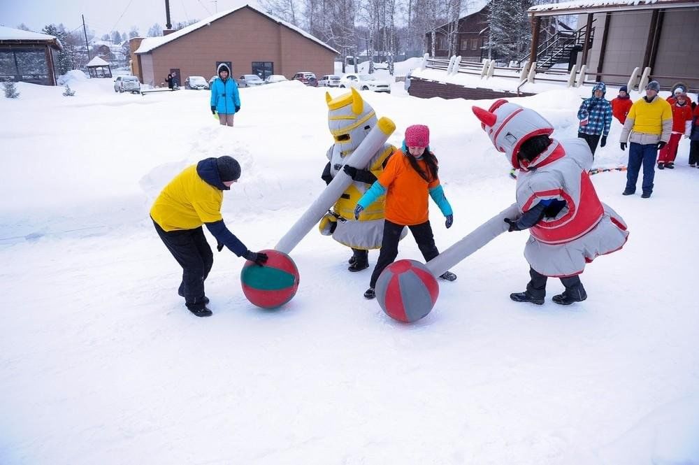 Спортивные игры на новый год