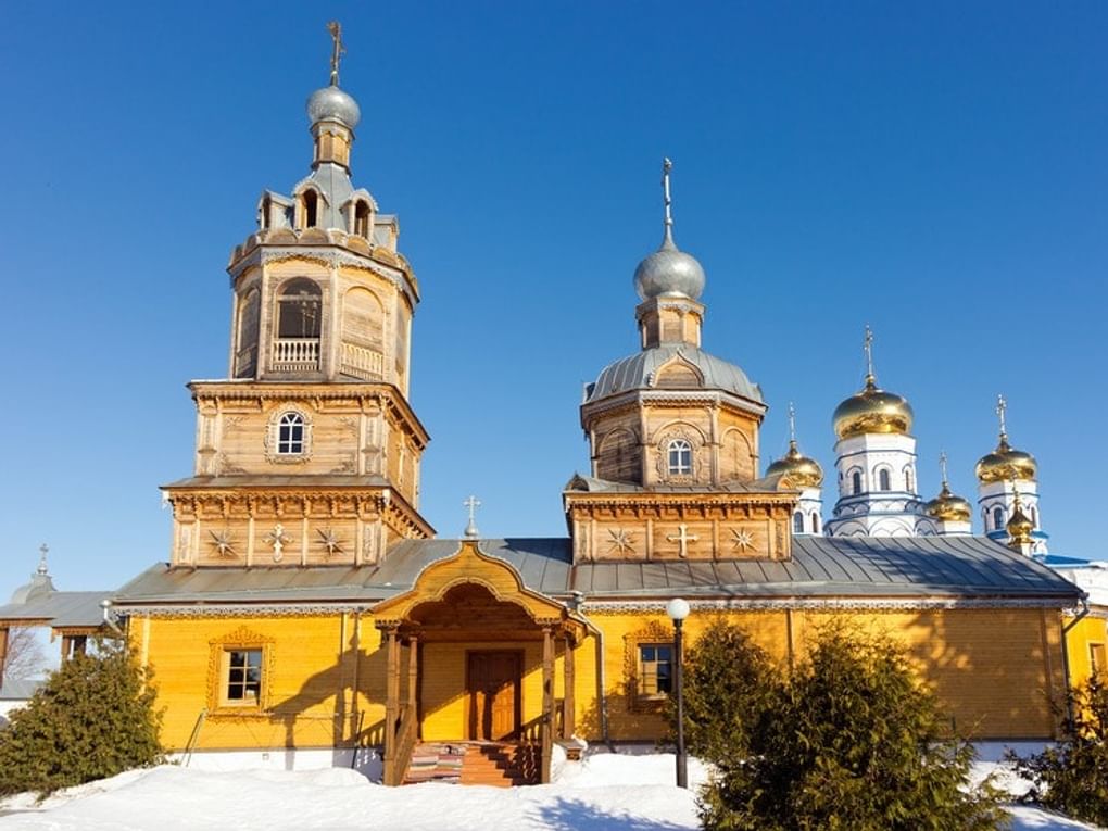 Тихвинский Богородицкий женский монастырь. Церковь священномученика Харалампия. Цивильск, Чувашская Республика. Фотография: Сергей Лаврентьев / Фотобанк «Лори»