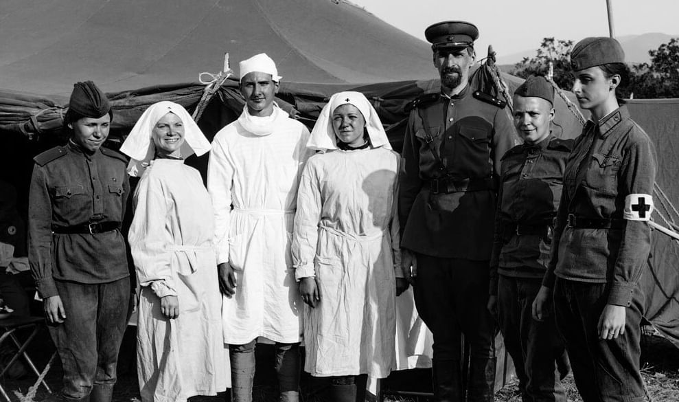 Сумки медсестры во время войны