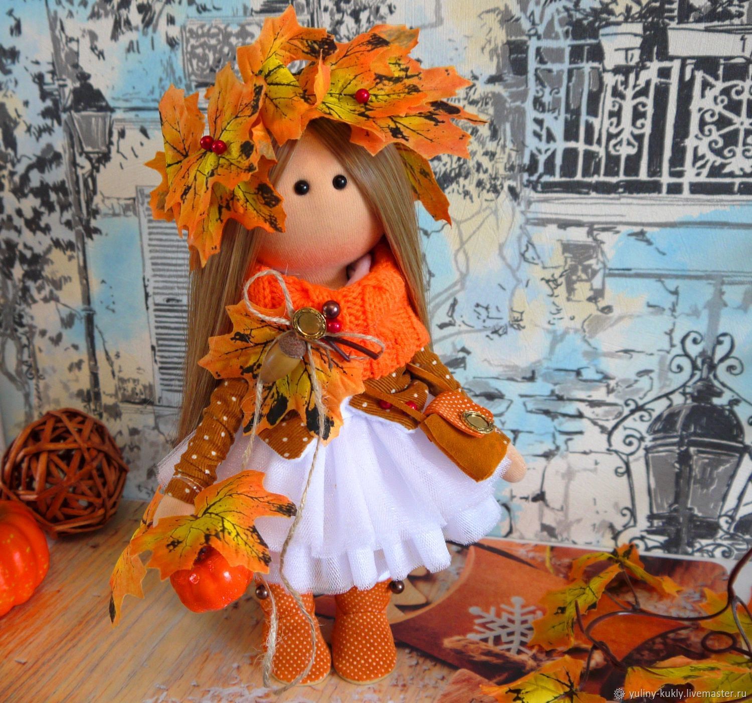 Осенний наряд для куклы